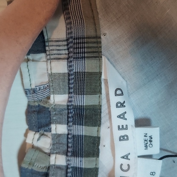 Veronica Beard Vilette Shirtdress in Army Multi - Picture 10 of 16